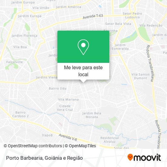 Porto Barbearia mapa
