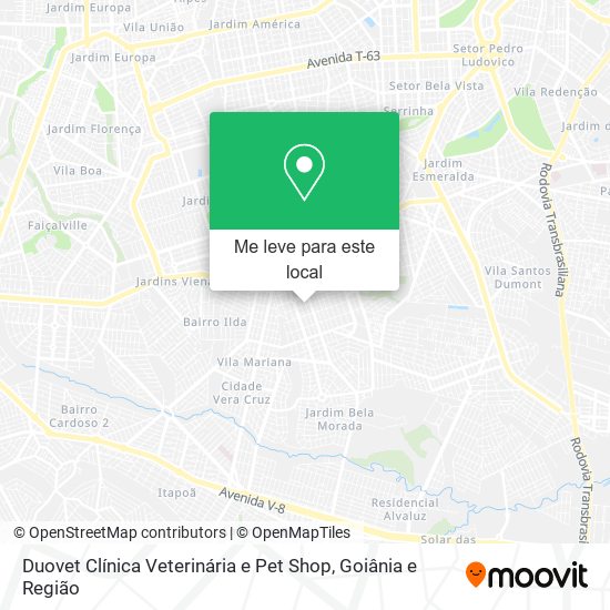 Duovet Clínica Veterinária e Pet Shop mapa