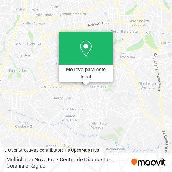 Multiclínica Nova Era - Centro de Diagnóstico mapa