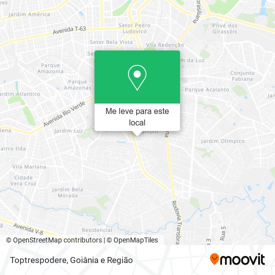 Toptrespodere mapa