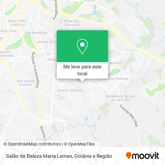 Salão de Beleza Maria Lemes mapa