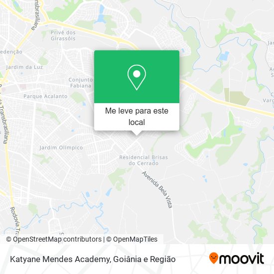 Katyane Mendes Academy mapa