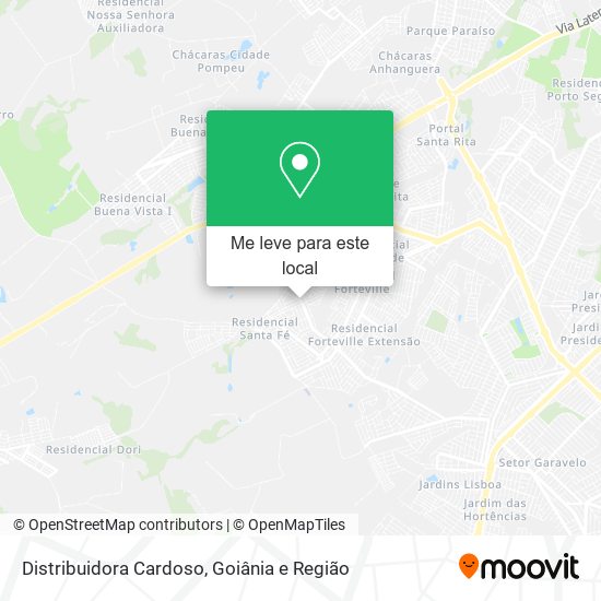 Distribuidora Cardoso mapa
