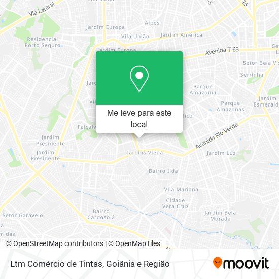 Ltm Comércio de Tintas mapa