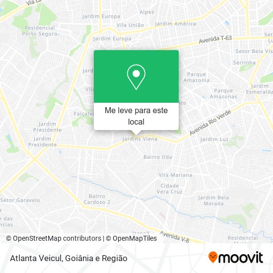Atlanta Veicul mapa