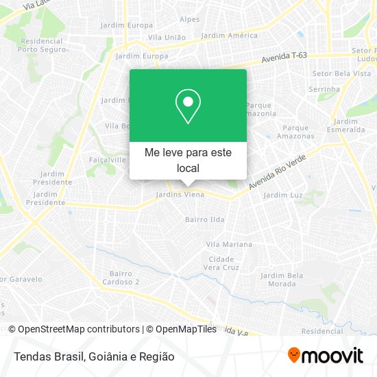 Tendas Brasil mapa
