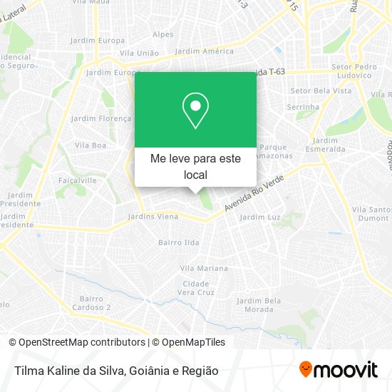 Tilma Kaline da Silva mapa