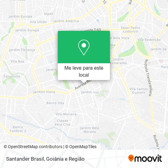 Santander Brasil mapa