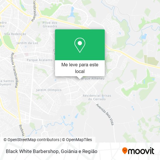 Black White Barbershop mapa