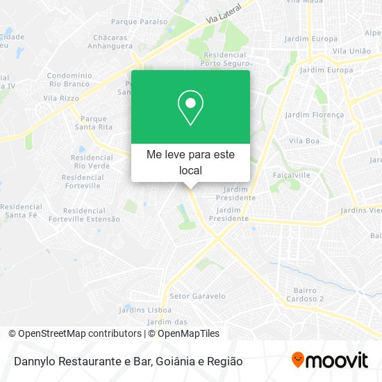 Dannylo Restaurante e Bar mapa