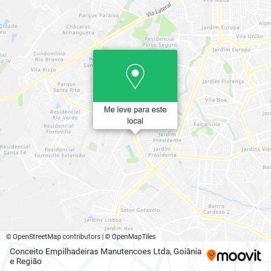 Conceito Empilhadeiras Manutencoes Ltda mapa