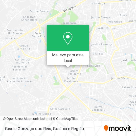 Gisele Gonzaga dos Reis mapa