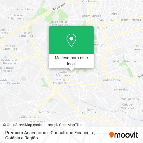 Premium Assessoria e Consultoria Financeira mapa