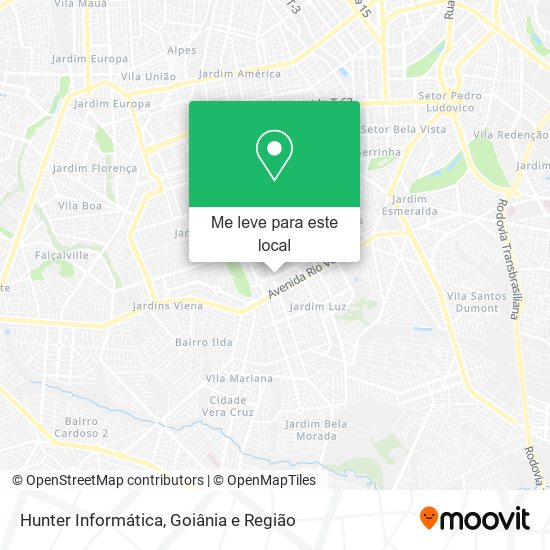 Hunter Informática mapa