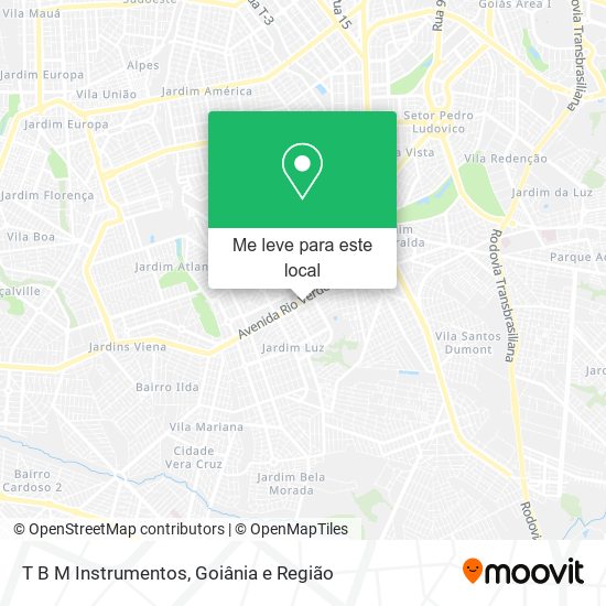 T B M Instrumentos mapa