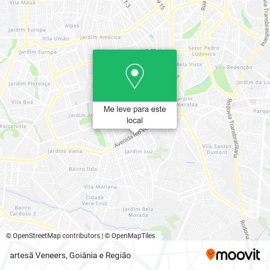 artesã Veneers mapa