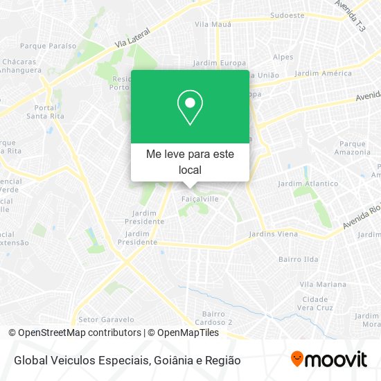 Global Veiculos Especiais mapa