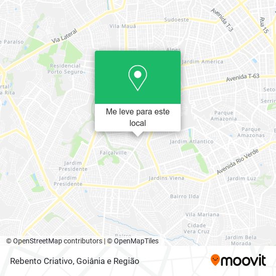 Rebento Criativo mapa