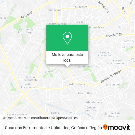 Casa das Ferramentas e Utilidades mapa