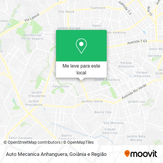 Auto Mecanica Anhanguera mapa