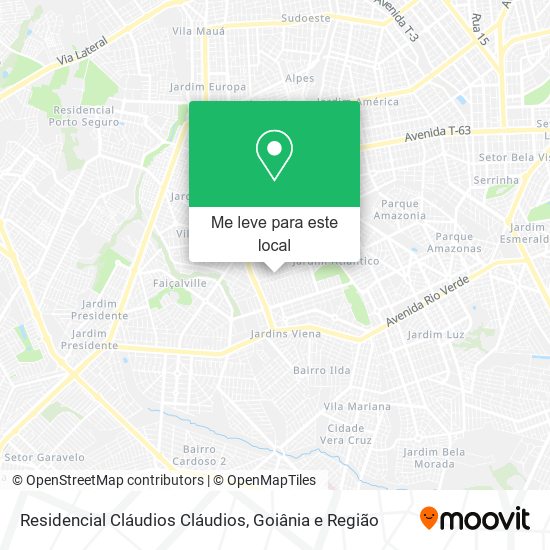 Residencial Cláudios Cláudios mapa