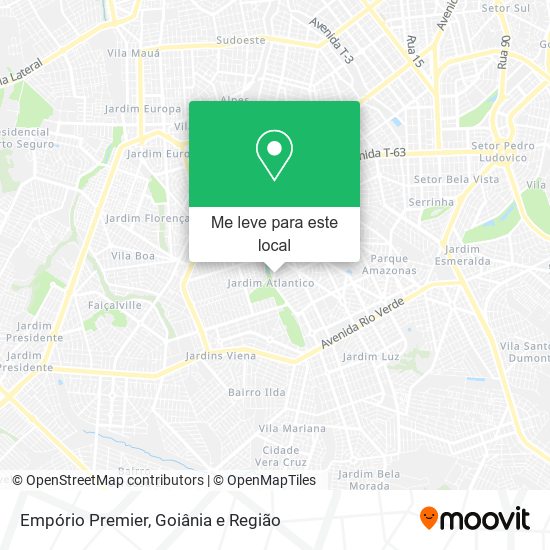 Empório Premier mapa