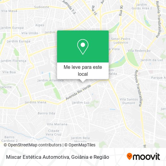 Mixcar Estética Automotiva mapa