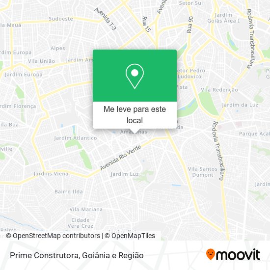 Prime Construtora mapa