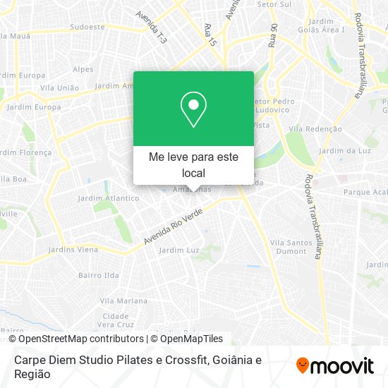 Carpe Diem Studio Pilates e Crossfit mapa