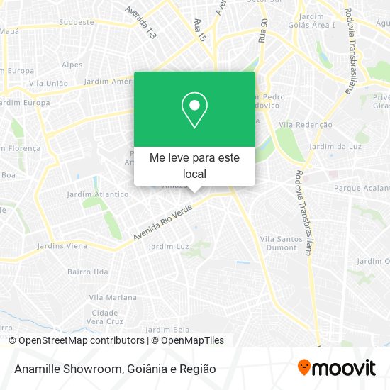 Anamille Showroom mapa