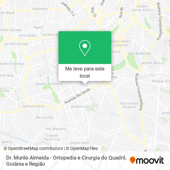 Dr. Murilo Almeida - Ortopedia e Cirurgia do Quadril mapa