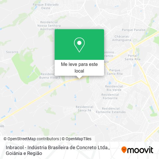 Inbracol - Indústria Brasileira de Concreto Ltda. mapa