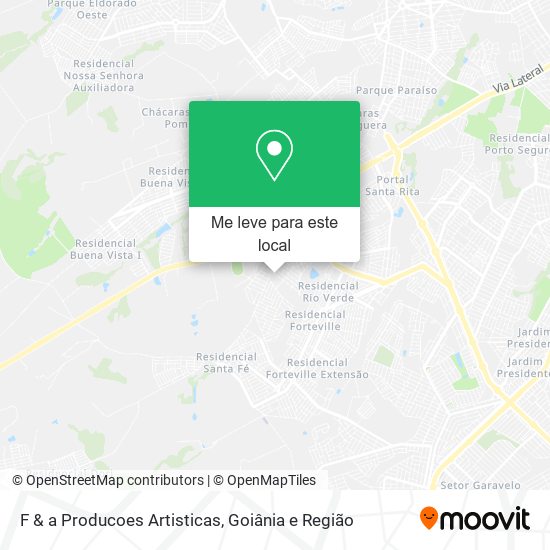 F & a Producoes Artisticas mapa