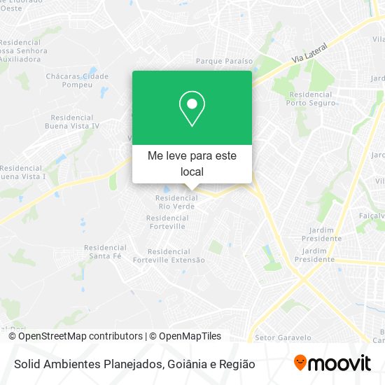 Solid Ambientes Planejados mapa