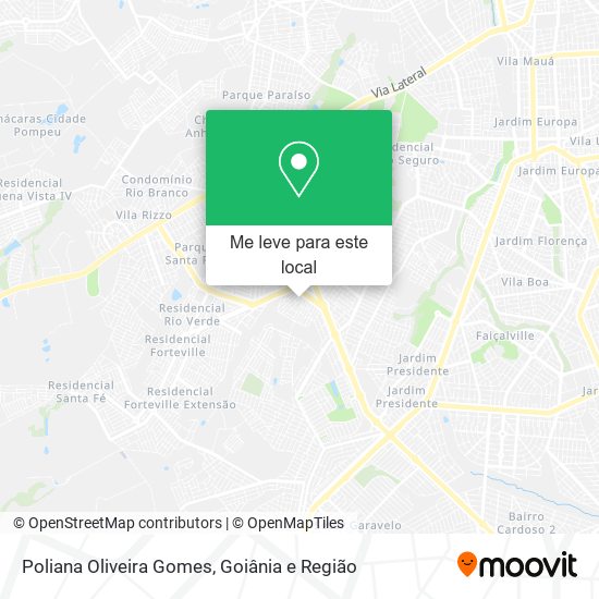 Poliana Oliveira Gomes mapa