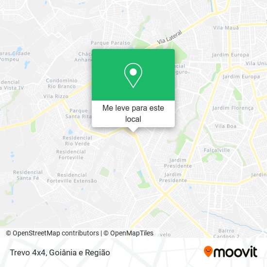 Trevo 4x4 mapa