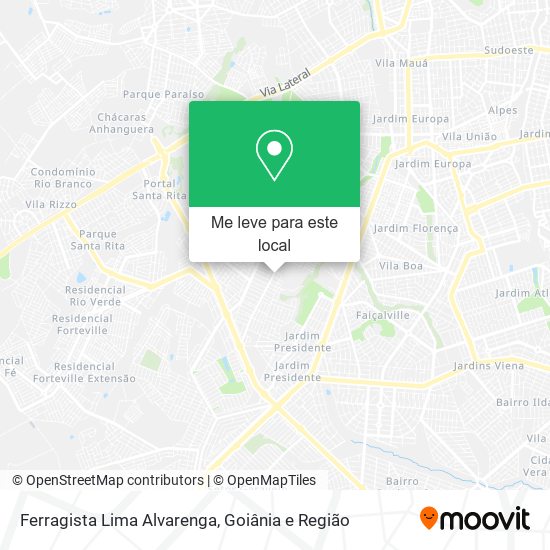Ferragista Lima Alvarenga mapa