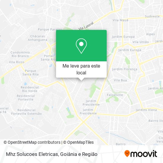 Mhz Solucoes Eletricas mapa