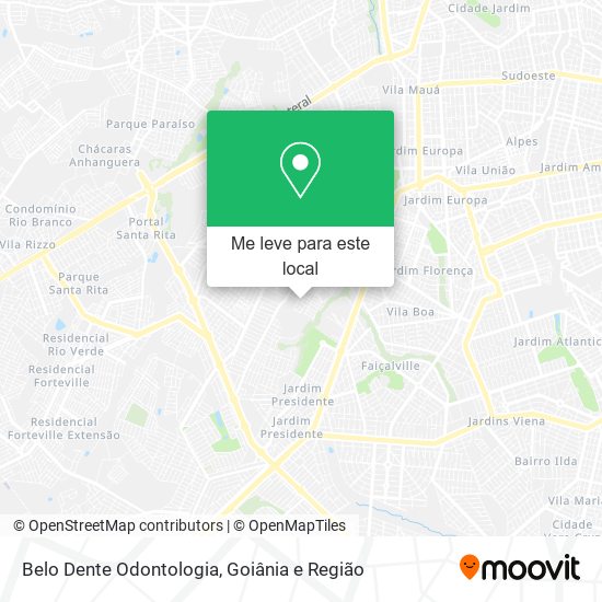 Belo Dente Odontologia mapa