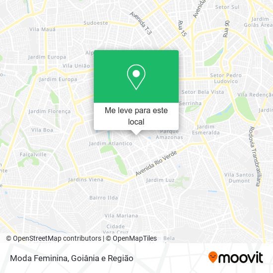 Moda Feminina mapa