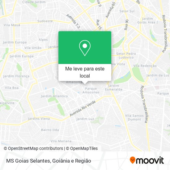 MS Goias Selantes mapa