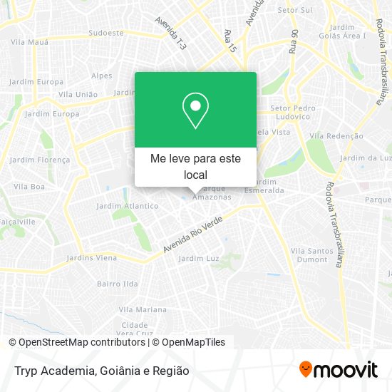 Tryp Academia mapa