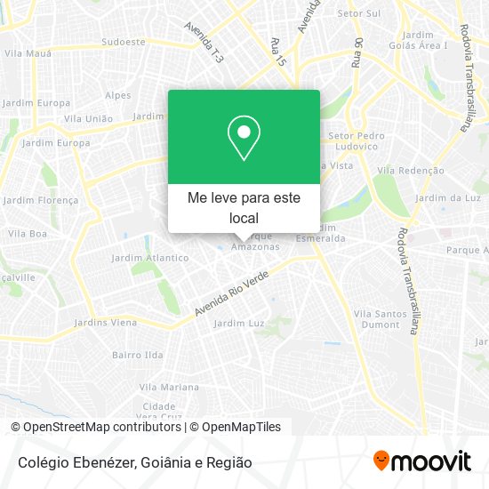 Colégio Ebenézer mapa