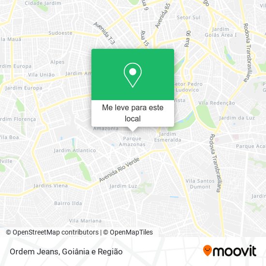 Ordem Jeans mapa