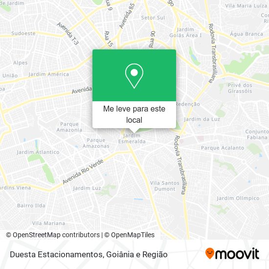 Duesta Estacionamentos mapa