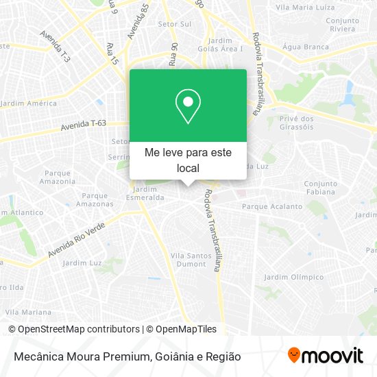 Mecânica Moura Premium mapa