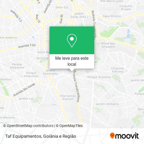 Taf Equipamentos mapa