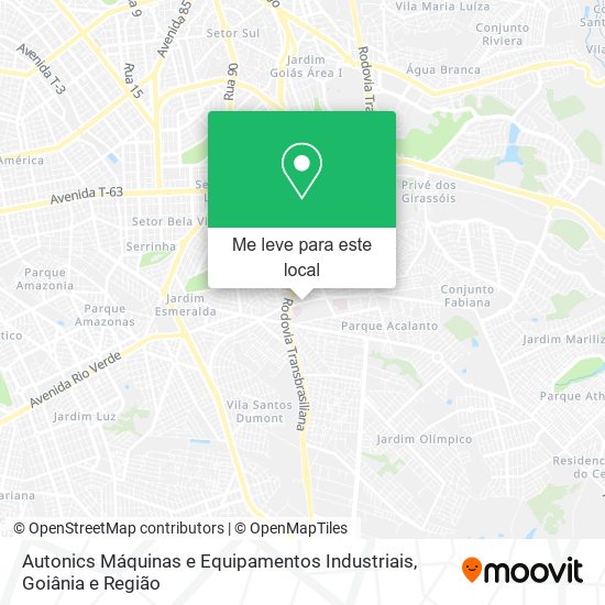 Autonics Máquinas e Equipamentos Industriais mapa