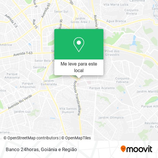 Banco 24horas mapa