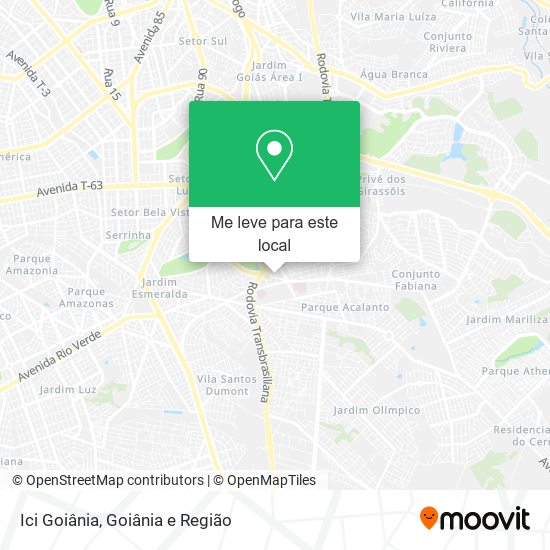 Ici Goiânia mapa